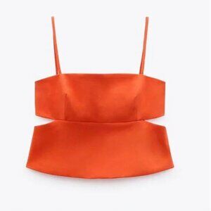 Zara NWT Red Top